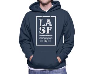 Divide & Conquer LA SF California Men's Hooded Sweatshirt - Navy Blue