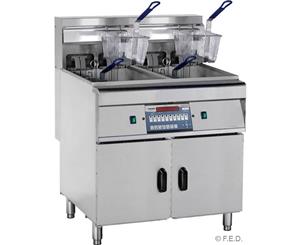 Electmax DZL-28-2 Computerised Electric Fryer with Cold Zone