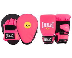 Everlast Women's Size S/M Glove & Mitt Combo Set - Pink/Black