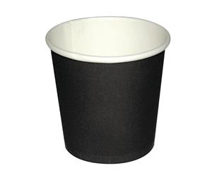 Fiesta Disposable Black Espresso Cups 112ml X1000