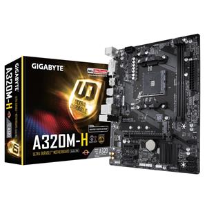 Gigabyte A320M-H AMD4 A320 2xDDR4/1x PCI-Ex16/HDMI/DVI/USB3.1(Gen1)/MicroATX Motherboard