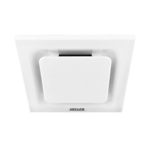Heller 250mm White Square Ventilating Ducted Exhaust Fan