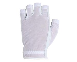 Lady Classic Ladies Solar Half Glove - White
