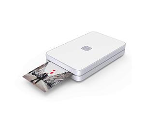 Lifeprint 2x3 Instant Wifi/Bluetooth Photo/Video Printer f/ iOS/Android White