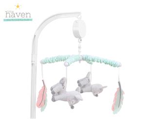 Little Haven Baby Musical Mobile - Oh Deer Coral Mint