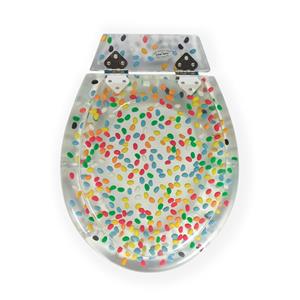 Loo With A View 3 Piece Jelly Bean Clear Toilet Seat