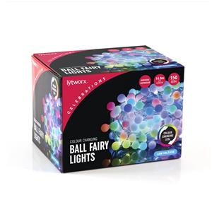 Lytworx 150 Colour Changing LED Ball Fairy Lights