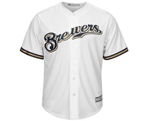 Majestic Authentic Cool Base Jersey - Milwaukee Brewers