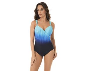 Miraclesuit 6522617 Belle Trois Siren Underwired Shaping Swimsuit - Twilight Blue