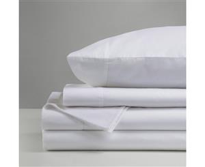 Morgan and Spencer 1500 Thread Count Cotton Rich Sheet Set King White