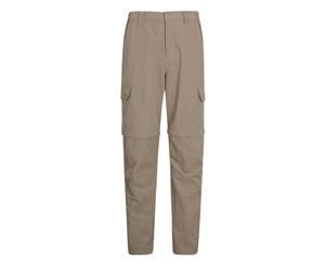 Mountain Warehouse Men Navigator Anti-Mosquito Zip-Off Trouser Zip-Off Trousers - Dark Beige