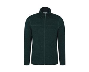 Mountain Warehouse Mens Fleece Lightweight & Breathable with Quick Drying - Dark Green
