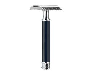 Muhle R101 Black Safety Razor Open Tooth Comb - Chrome Plated