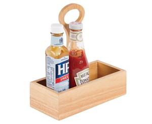 Olympia Wooden Condiment Bucket with Handle