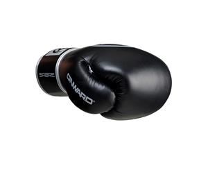Onward Sabre Boxing Glove - Hook And Loop Boxing Gloves  Sparring Training Heavy Bag Boxing Kickboxing Muay Thai Mma Gloves - Black - BLACK
