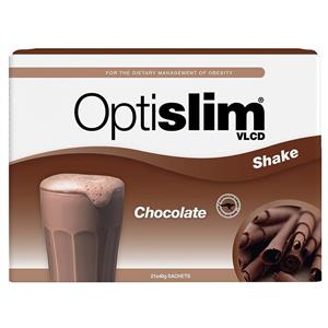 Optislim VLCD Meal Replacement Shake Chocolate 21x40g Sachets