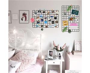Pack of 2 Wall Hanging Grid Panels | Pukkr