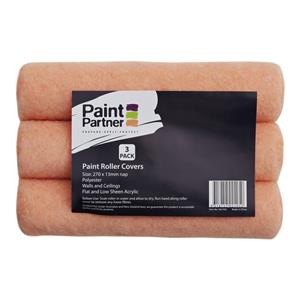 Paint Partner 270mm Paint Roller Cover - 3 Pack