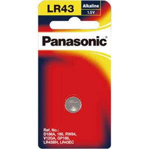 Panasonic - LR-43PT/1B - Micro Alkaline Coin Cell