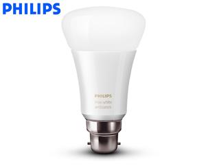 Philips 9.5W Hue Smart LED B22 Ambiance Light Bulb - White