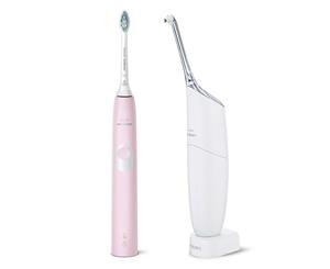 Philips HX8424/17 Sonicare 4300 Electric Toothbrush/Airfloss Dental Cleaner PNK