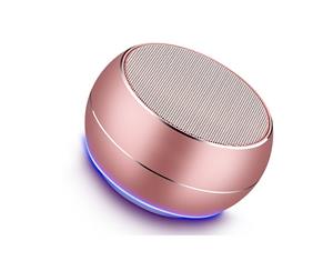 Portable Bluetooth Speakers with MicHands-free Function-Rose gold