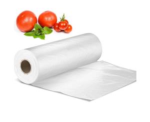 Produce Roll Bags Heavy Food Plastic Freezer