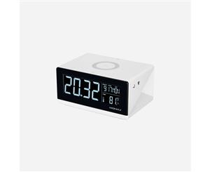Q.Clock Digital Clock with Wireless Charger