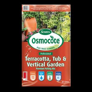 Scotts 25L Osmocote Professional Terracotta Tub And Vertical Garden Premium Potting Mix