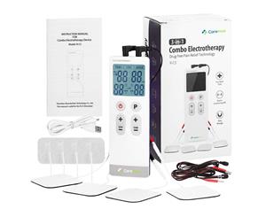 Slim TENS Machine & EMS & Massage 3 in 1 Combo Unit - Built-in Battery