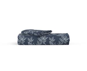 Soft Leaves Duvet Cover Set in Soft Leaves Insignia Blue In Single