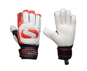 Sondico Kids AquaSpine Junior Goalkeeper Gloves - White/Red
