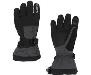Spyder OVERWEB Gore-Tex Boy's Ski Gloves - charcoal - Charcoal
