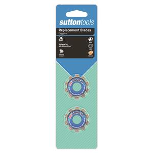Sutton Tools 36mm Ezygrind PVC Pipe Cutter Blades - 2 Pack