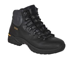 Trespass Walker Youths Boys Waterproof Leather Walking Boots (Black) - TP617