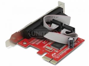 UNITEK (Y-7504) 2 Port Serial PCI-Express Card