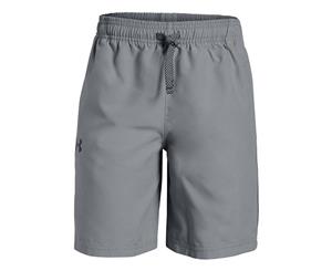 Under Armour Boys Core Woven Shorts Pants Bottoms Junior - Steel HeatGear - Multi