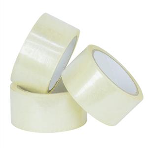 Wrap & Move 48mm x 50m 45um Clear Packing Tape - 3 Pack