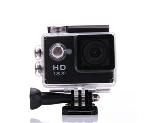 1080P Full Hd Sports Camera 30M Waterproof Loop Rec A9 Action Camera - Black