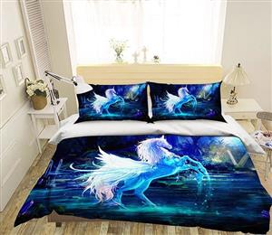 3D Dream Unicorn 099 Bed Pillowcases Quilt