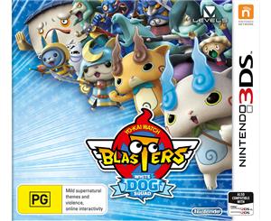 3DS Nintendo Yo-Kai Watch Blasters White Dog Squad Game