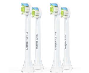 4pc Philips HX6072 Sonicare WC Optimal Replacement Heads for Electric Toothbrush
