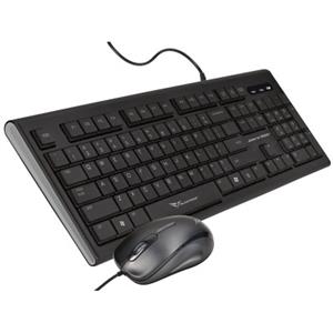 ALCATROZ Xplorer 2000 (Grey) Optical Keyboard and Mouse