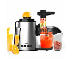 AUCMA Cold Press Slow Juicer - Fruit and Vegetable Extractor