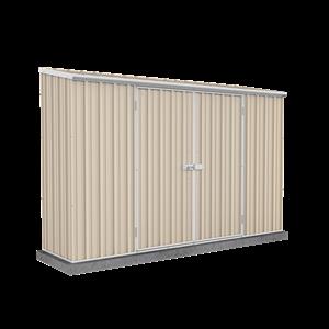 Absco Sheds 3.0 x 0.78 x 1.95m Economy Double Door Shed - Merino