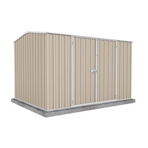 Absco Sheds 3.00 x 2.26 x 2.0m Premier Double Door Shed - Paperbark