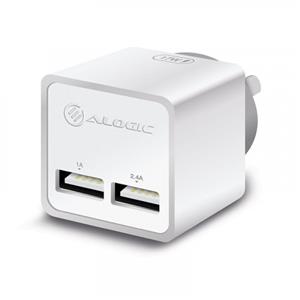 Alogic - WC2A17MWH - 2 Port USB Mini Wall Charger - White