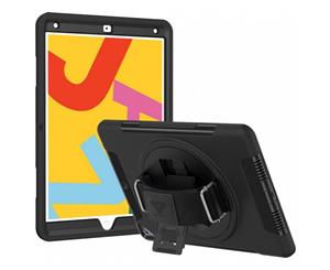 Armor-X (RIN Series ) Ultra 3 Layers Rainproof Shockproof Rugged Case with Hand Strap for iPad 10.2" (7thGen.)