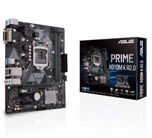 Asus PRIME H310M-K R2.0 Intel H310 S1151/2xDDR4/1xPCIEx16/D-SUB/DVI/USB3.1/Micro ATX Motherboard