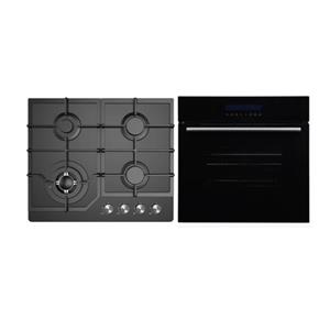 Bellini 60cm Gas Glass Cooktop and 60cm Electric Oven Designer Builders Pack